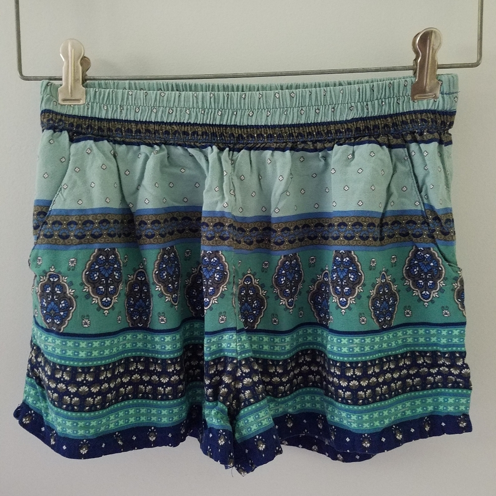 Boho Patterned Shorts
